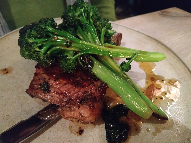 Kai Cafe'&Restaurant - Strip steak, cafe de Kai butter, Ballymakenny broccolini