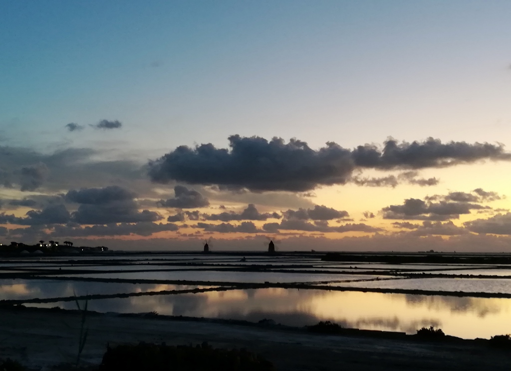 Marsala - Tramonto sulle Saline