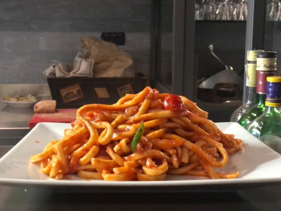 Osteria Il Mercantò Linguine con pomodori pachino e basilico