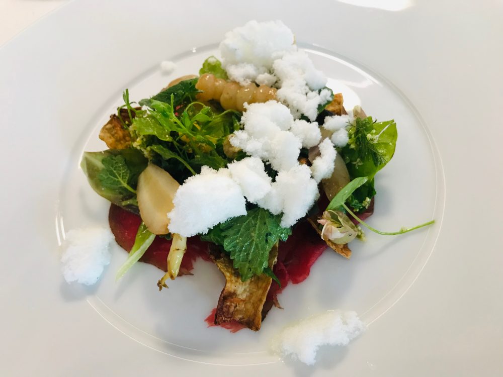 Petit Royal - carpaccio di cervo-Val D'aosta al disgelo