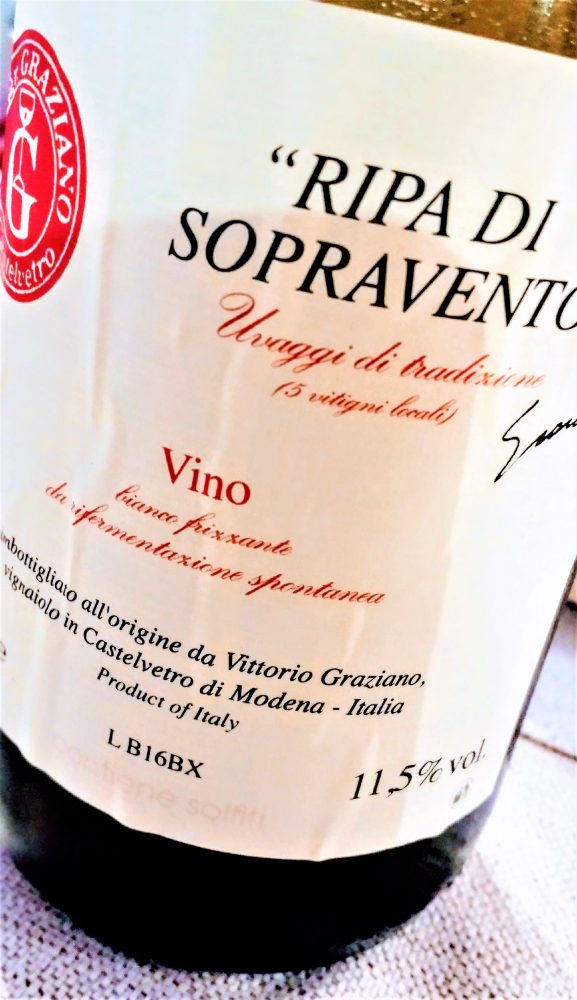  stwEATterature Vino Bianco Frizzante Ripa Di Sopravento Vittorio 