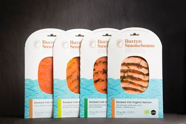 Selezione di prodotti del Burren Smokehouse