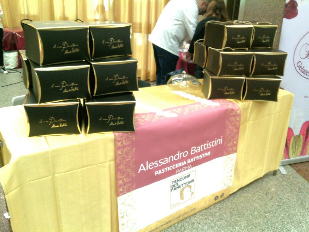 Tenzone del Panettone- Lo stand della pasticceria Battistini