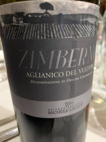 Zimberno Aglianico del Vulture doc Laluce