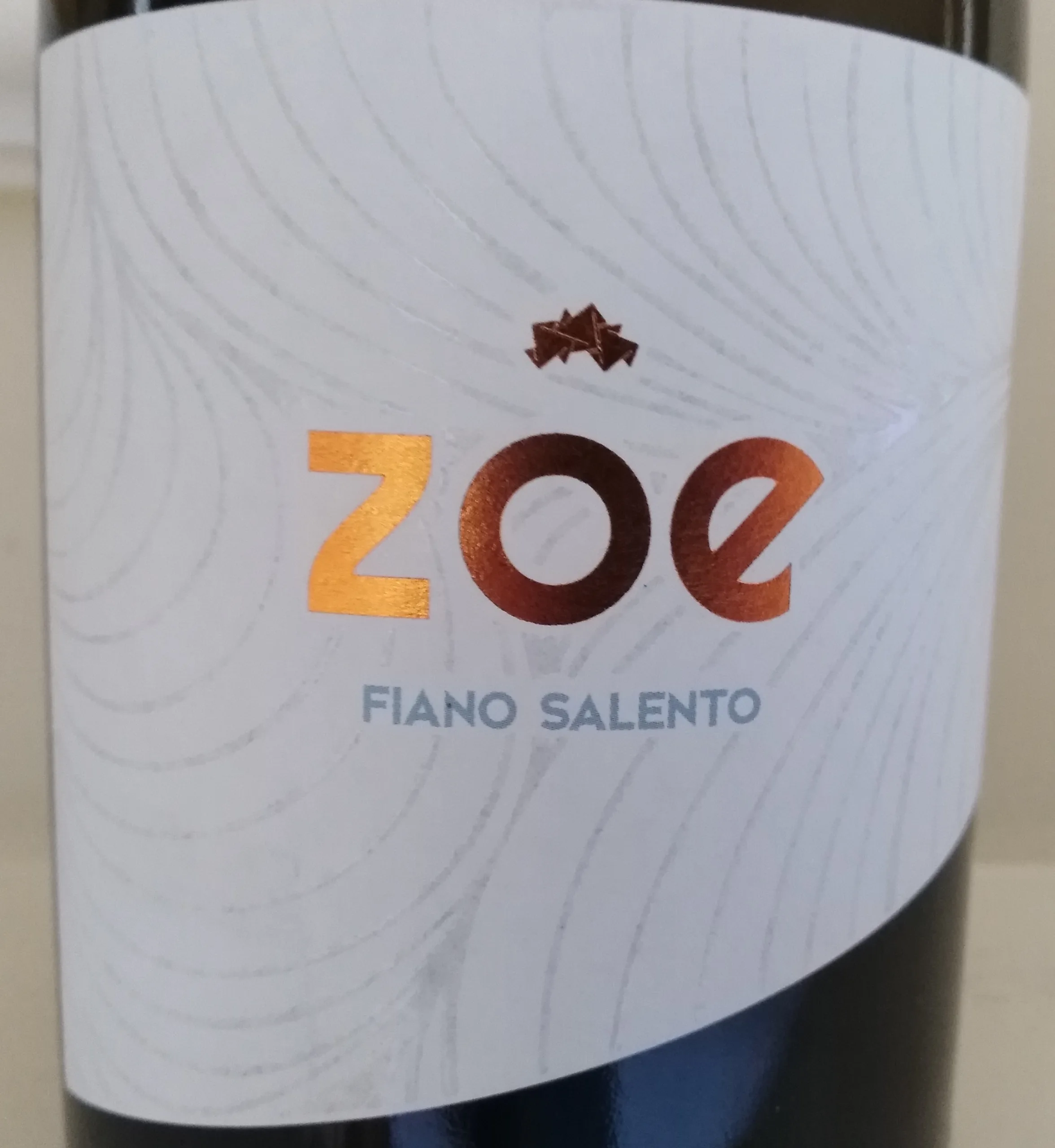 Zoe Fiano Salento 2018 Terracalo'