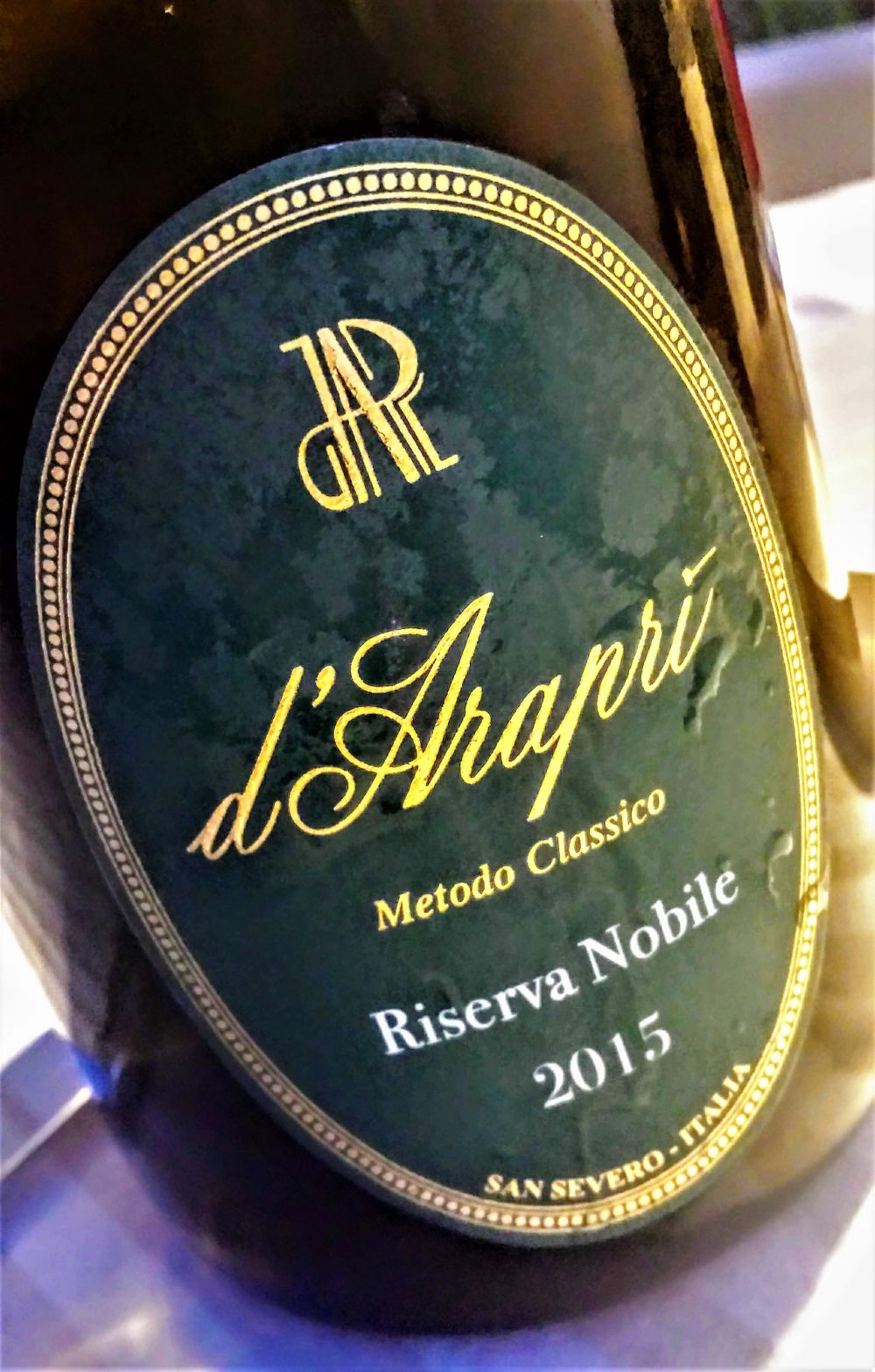 d'Arapri' Riserva Nobile 2015