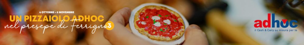 Un pizzaiolo Adhoc nel presepe di Ferrigno