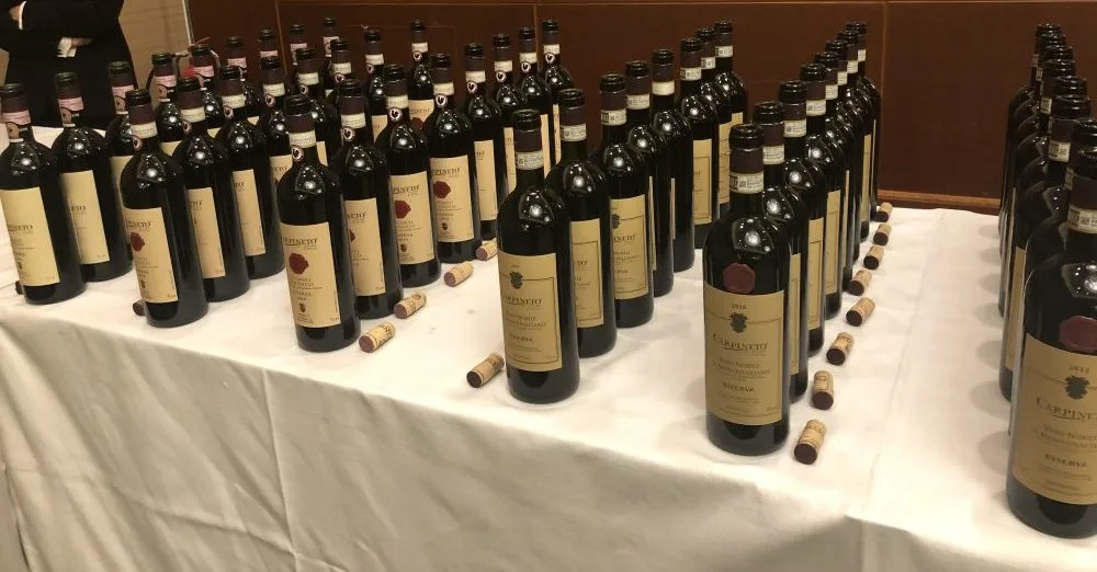 Batteria di Vino Nobile Di Montepulciano DOCG e di Chianti ClassicoDOCG di Carpineto