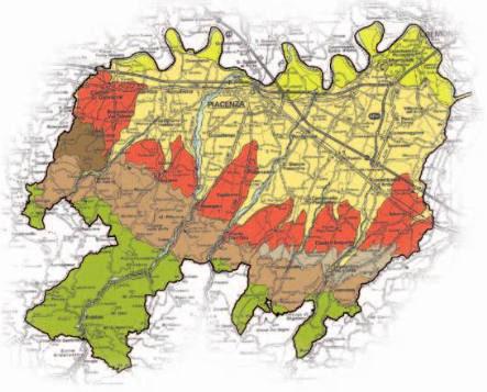 La Malvasia passita dei Colli Piacentini - Mappa