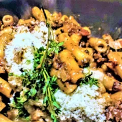 Lamm Mitterwirt, Maccheroni della casa in padella