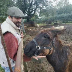 Roberto Dalia e l'asino dei Lepini