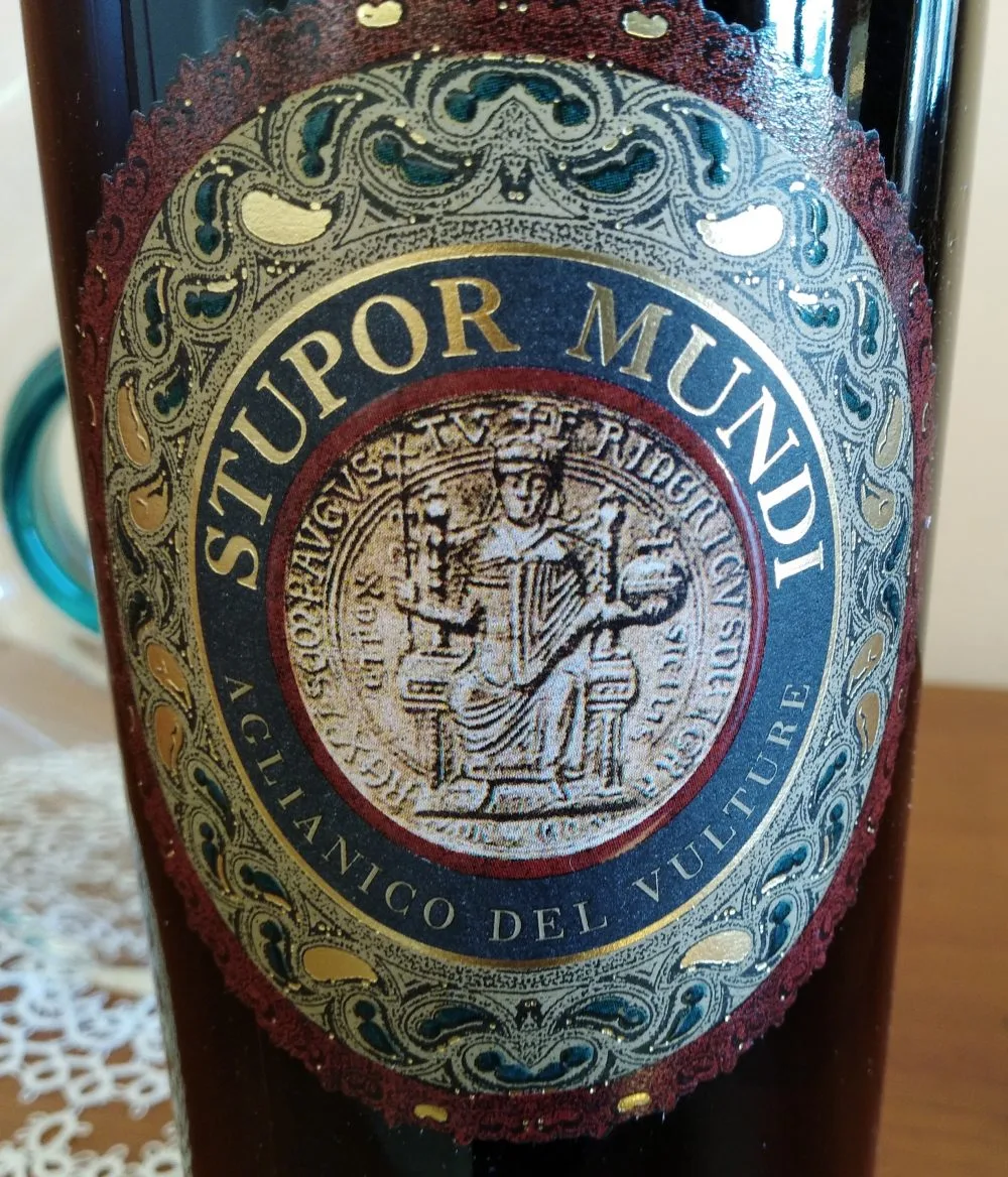 Spupor Mundi Aglianico del Vulture Doc 2014 Carbone vini