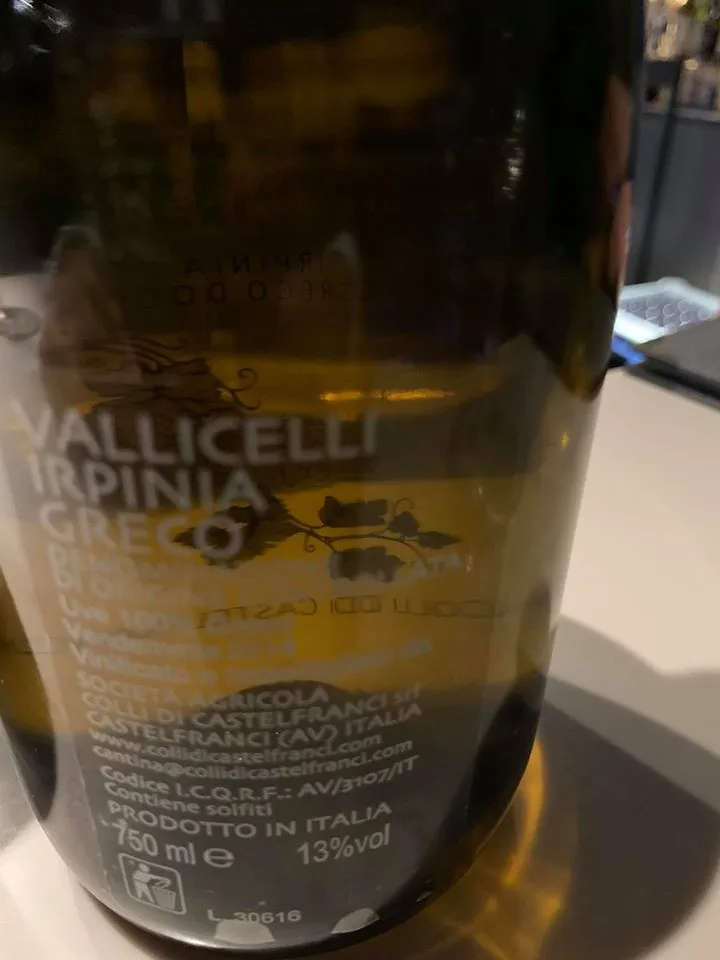 Vallicelli 2014 Colli di Castelfranci