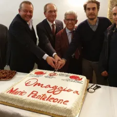 Commemorazione Pantaleone - taglio torta