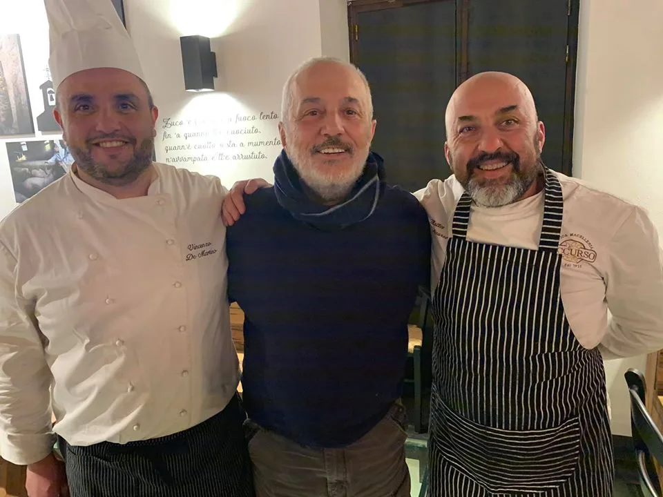 Accurso a Giffoni Vale Piana - Raffaele Vitale tra Mario Accurso e Vincenzo De Martino