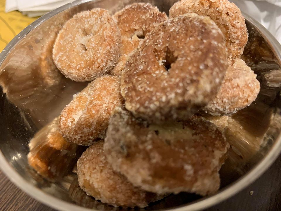 L’Oste Matto a Roma, biscottini dolci