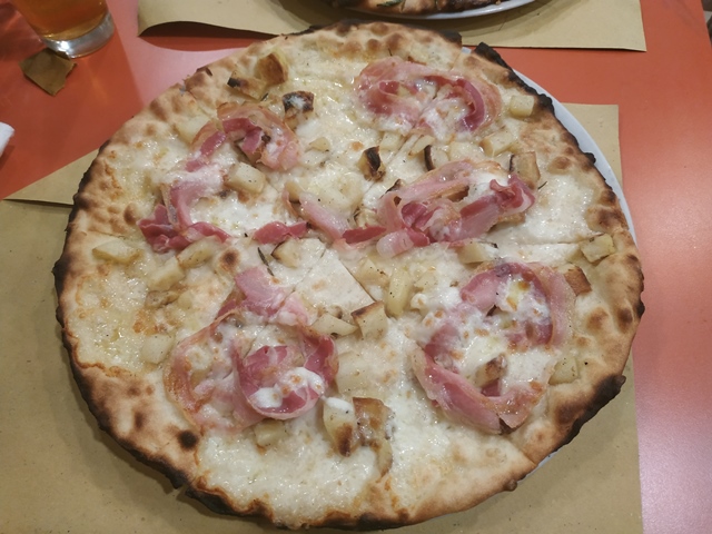 180g Pizzeria Romana - Patate, pancetta e caciocavallo silano
