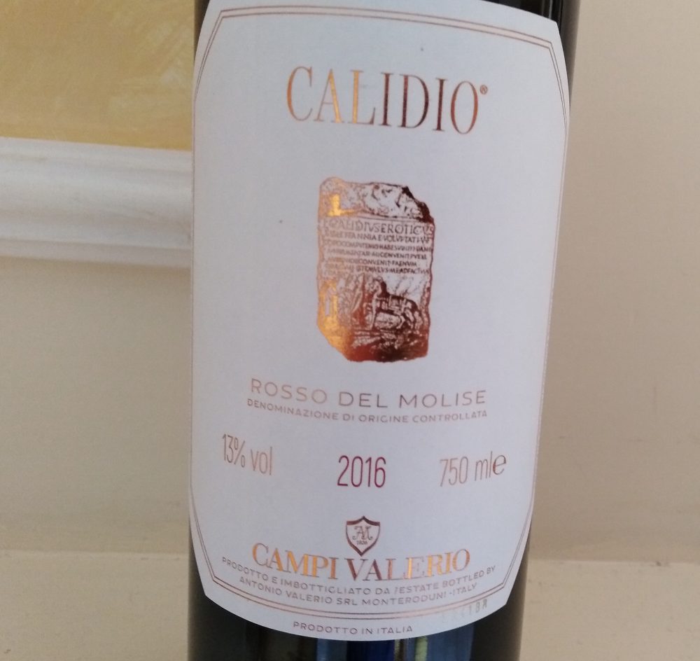 Calidio Rosso del Molise Doc 2016 Campi Valerio