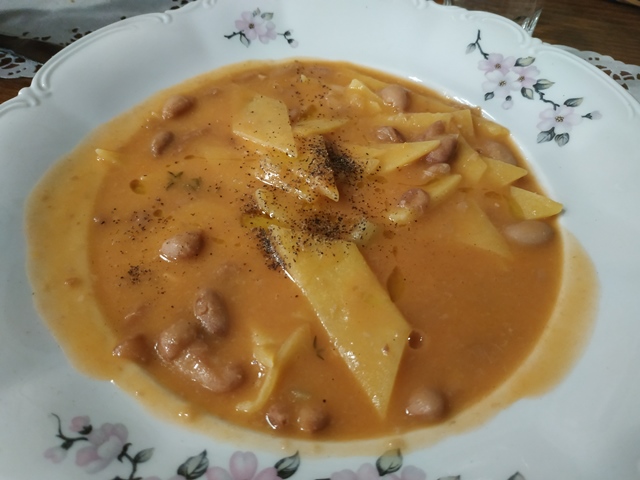 Eufrosino, pasta e fagioli