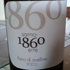 Fiano di Avellino Docg 2017 Tenuta Sarno 1860 erre