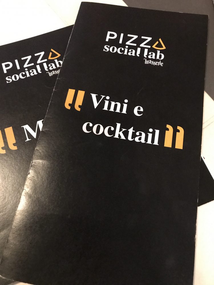 Pizza Social Lab - menu' e lista vini e cocktail