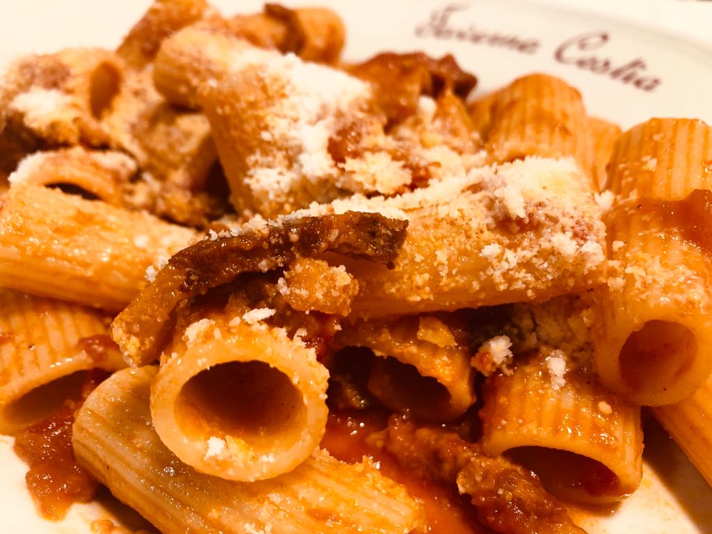 l'amatriciana di Taverna Cestia