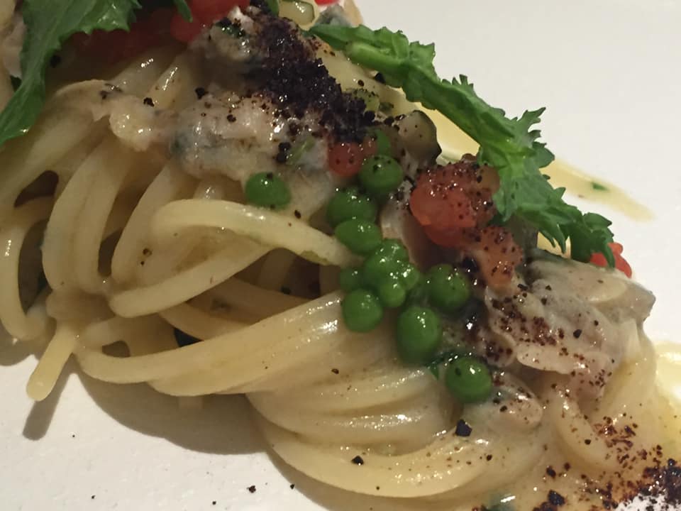 Casamare a Salerno, gli spaghetti, dettaglio