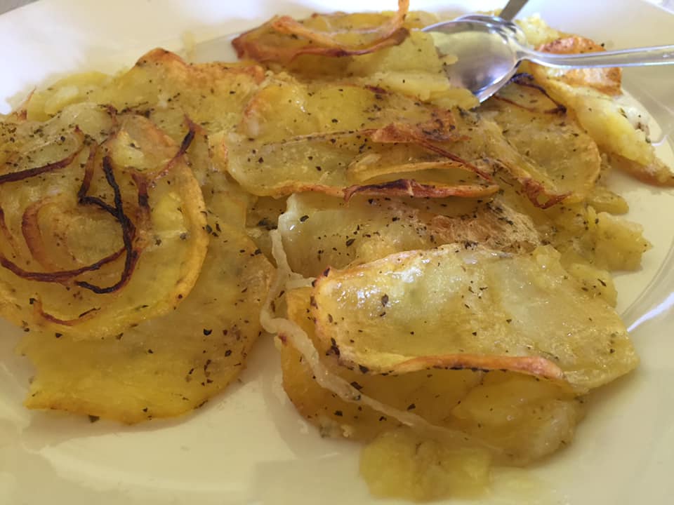 La Chioccia d'Oro, patate arreganate