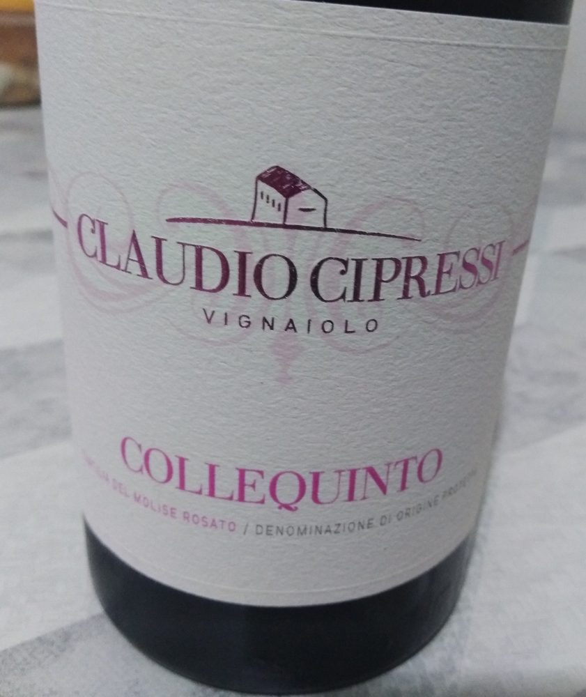 Collequinto Tintilia del Molise Rosato Dop 2018 Claudio Cipressi