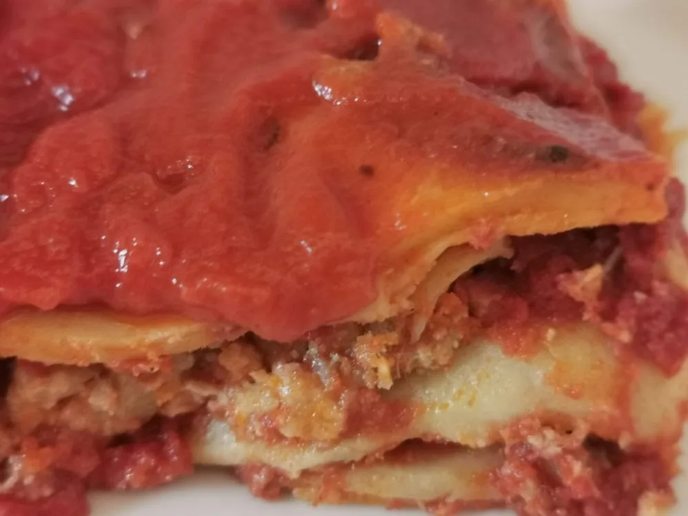 Lasagna con ragu' del cullatore