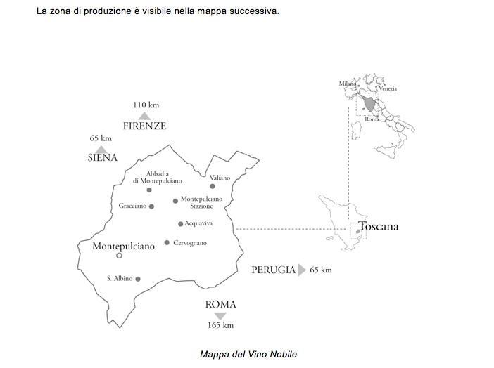 Mappa del Vino Nobile