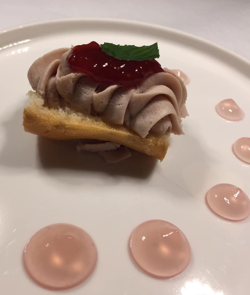 Il Buco a Sorrento, pre dessert alla fragola e melograno