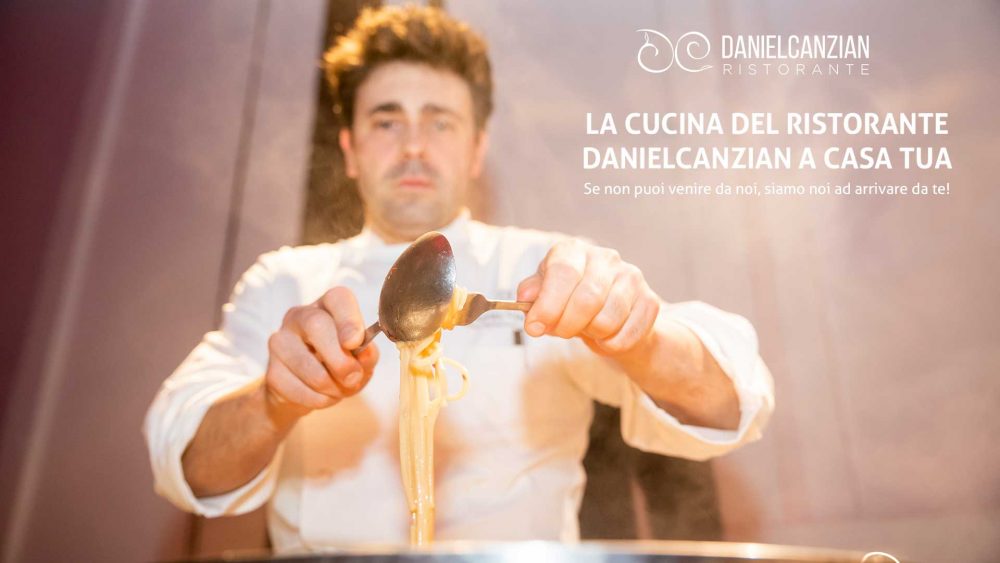 La cucina italiana del ristorante Daniel Canzian a Casa Tua