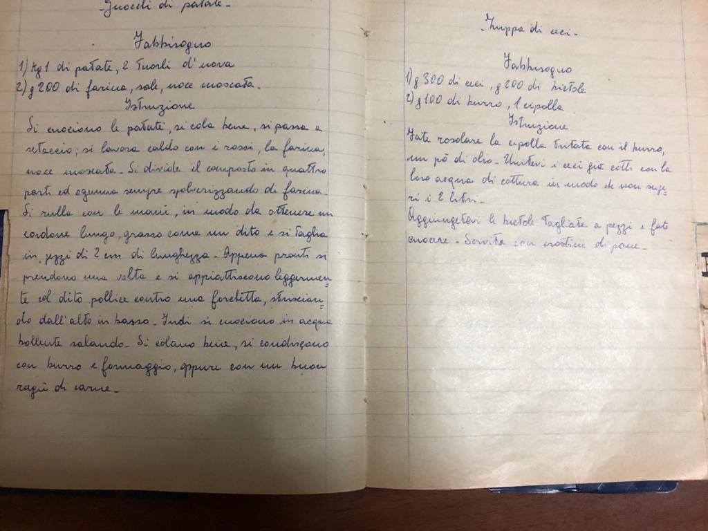 Ricette Gnocchi di patate - zuppa di ceci