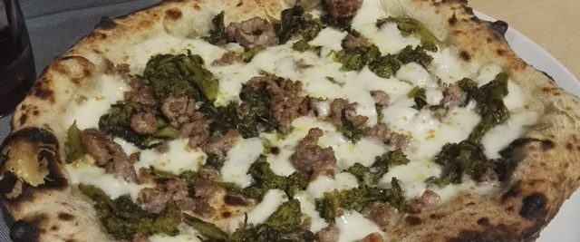 Kilometro 32 - Pizza broccoli e salsiccia