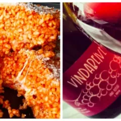 Timballo di riso al sugo e Vindabeive di Valfaccenda