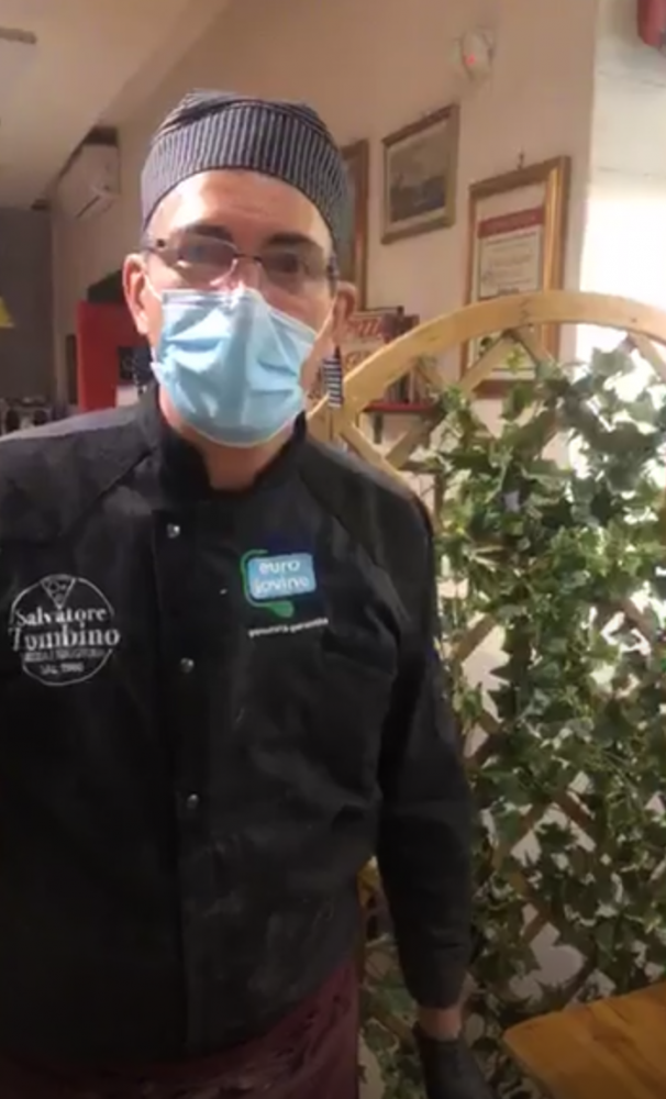 Salvatore Zombino dell’omonima pizzeria a Casoria