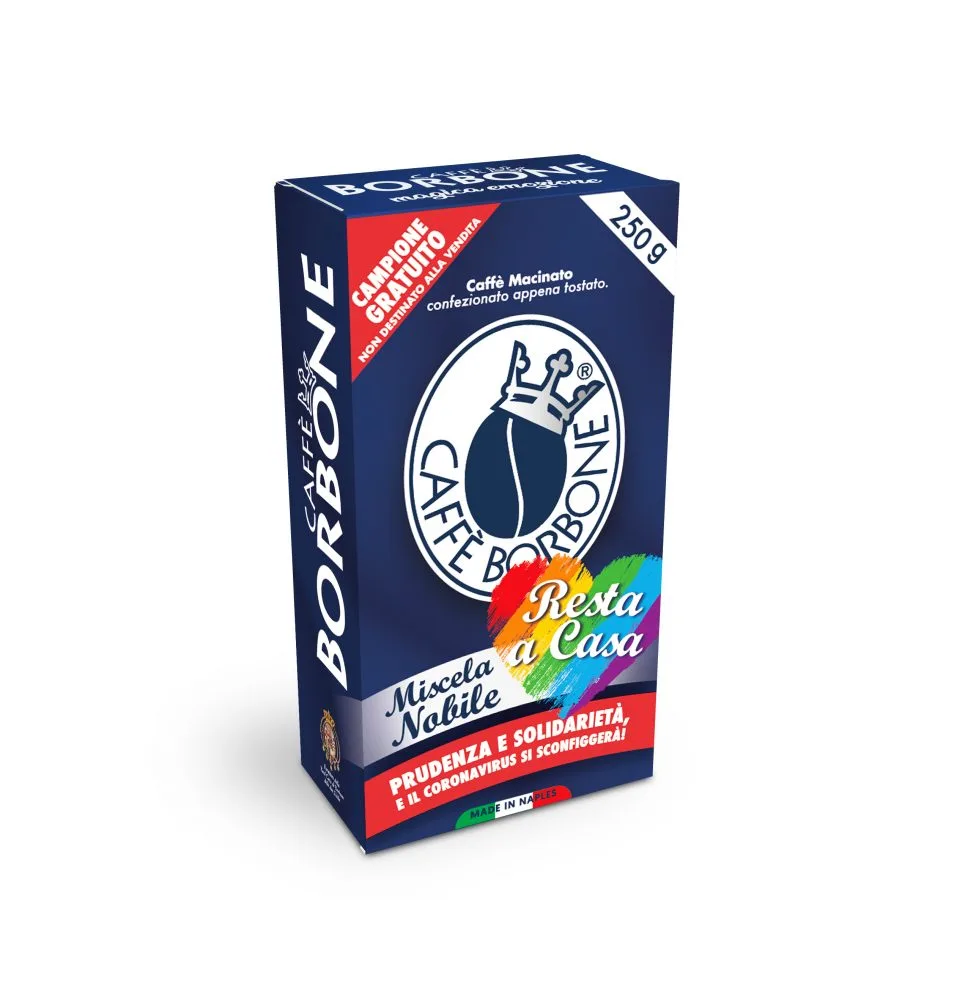Caffe' Borbone Donazione Resta a casa Napoli
