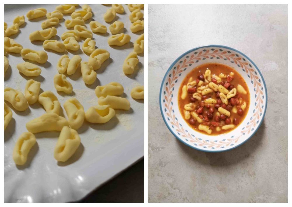 Cavatelli ai fagioli borlotti 