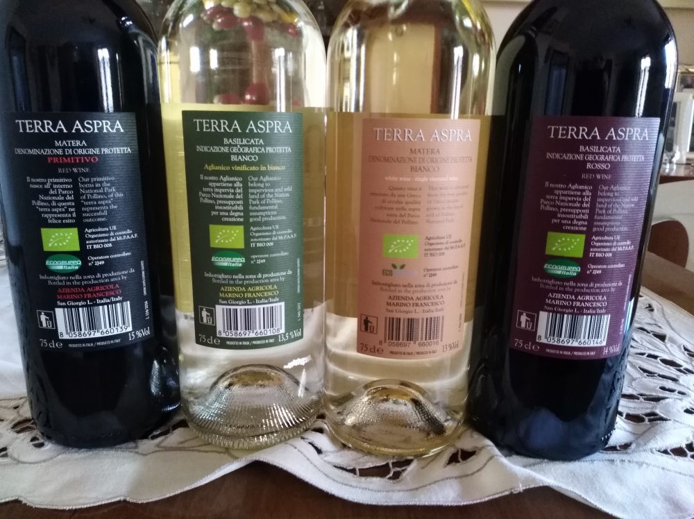 Controetichette vini Tenuta Marino