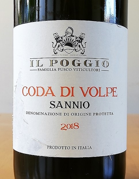 Sannio Dop Coda di Volpe 2018 – Il Poggio