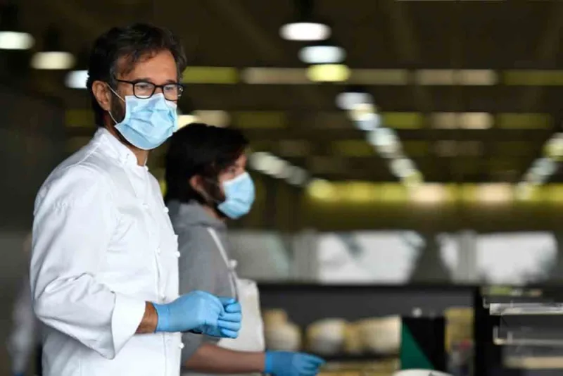 Carlo Cracco all’ospedale della fiera