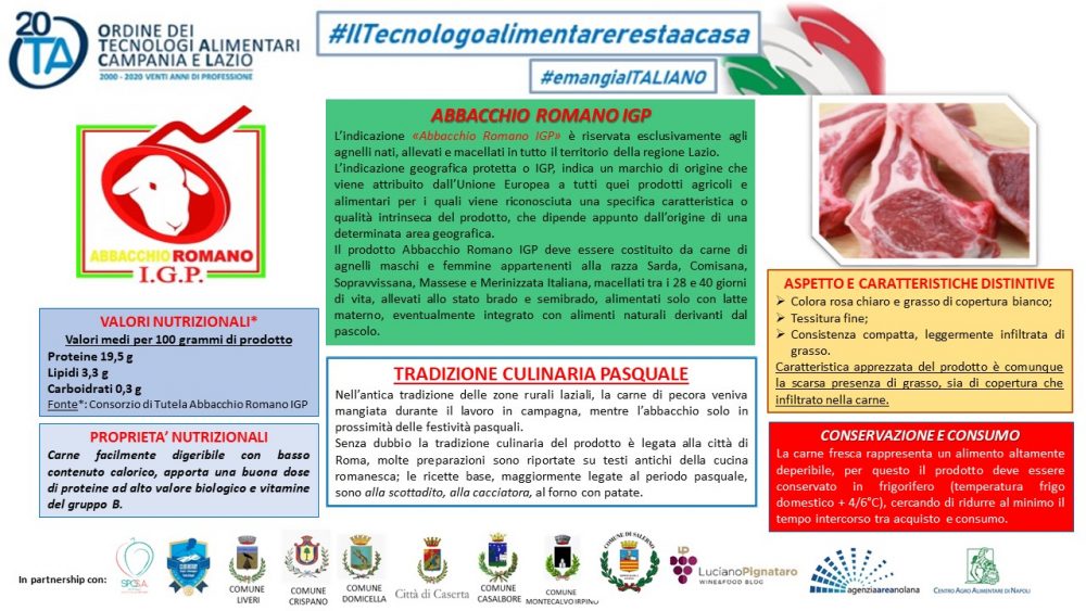 IlTecnologoalimentarerestaacasa - Abbacchio Romano IGP