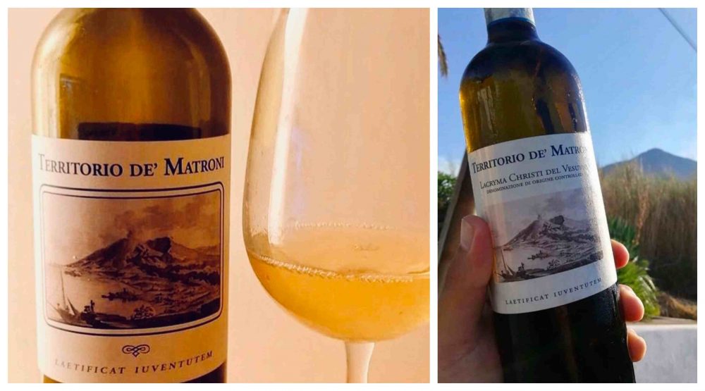 Lacryma Christi bianco Territorio de’Matroni di cantine Matrone