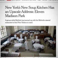L'iniziativa di Daniel Humm sul New York Times