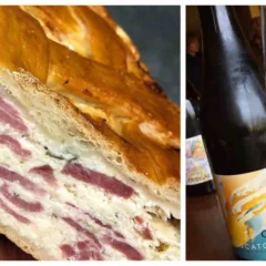 Pizza rustica napoletana e Moscato d’Asti Vite Vecchia Ca’d’gal
