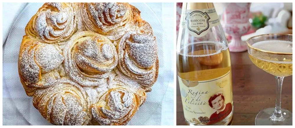 Torta di rose e Regina di felicita' di Cascina Baricchi