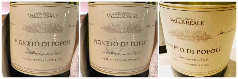 Trebbiano d’Abruzzo Vigneto di Popoli di Valle Reale