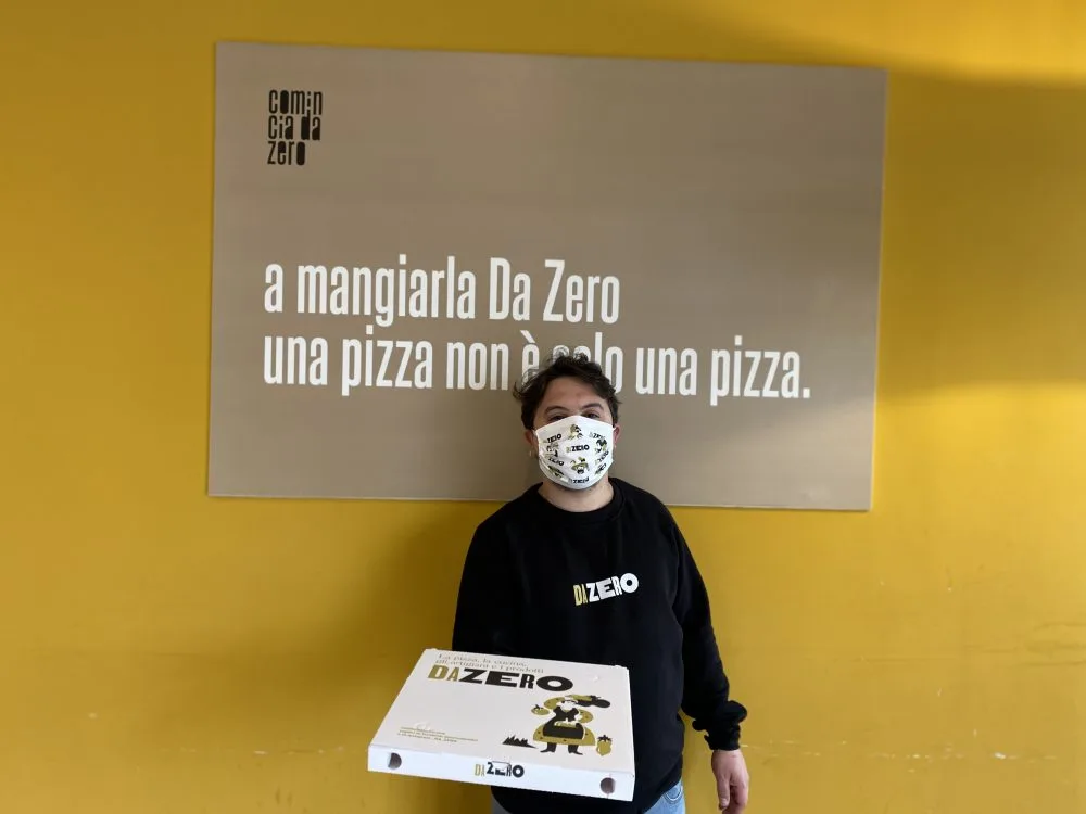 Vincenzo Ricchiuti con mascherina