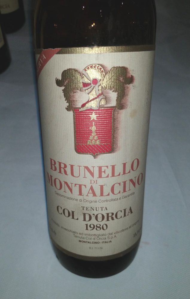 Brunello di Montalcino 1980